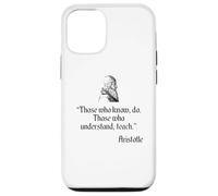 Camisa de Aristóteles sobre Educación y Enseñanza Filosofía de Aristóteles Carcasa para iPhone 12/12 Pro