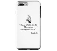 Camisa de Aristóteles sobre Educación y Enseñanza Filosofía de Aristóteles Carcasa para iPhone 7 Plus/8 Plus