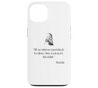 Camisa de Aristóteles sobre la excelencia Filosofía de Aristóteles Carcasa para iPhone 13