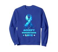 Camisa de autismo Mujeres que los hombres aceptan comprender Sudadera