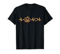 Camisa de Calabaza con Latido del corazón para Hombre y Mujer, Disfraz de enfer Camiseta