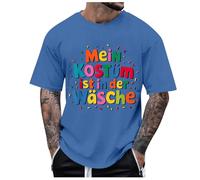 Camisa De Carnaval Hombre, Camiseta Divertida De con Estampado HumoríStico Mein KostüM ist In Der WäSche para Hombres