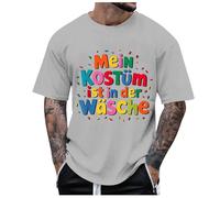 Camisa De Carnaval Hombre, Camiseta Divertida De con Estampado HumoríStico Mein KostüM ist In Der WäSche para Hombres