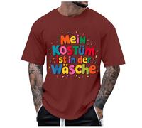 Camisa De Carnaval Hombre, Camiseta Divertida De con Estampado HumoríStico Mein KostüM ist In Der WäSche para Hombres
