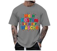 Camisa De Carnaval Hombre, Camiseta Divertida De con Estampado HumoríStico Mein KostüM ist In Der WäSche para Hombres