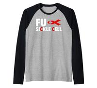 Camisa de células falciformes FU - Concientización sobre la Anemia falciforme FU Camiseta Manga Raglan