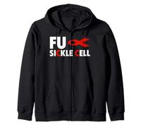 Camisa de células falciformes FU - Concientización sobre la Anemia falciforme FU Sudadera con Capucha