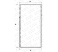 Camisa de cilindro GOETZE 14-710020-00