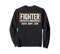 Camisa de Combate de la Conciencia de la Hepatitis - Conciencia de la Hepatitis Sudadera