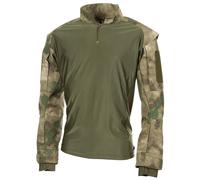 Camisa de combate MFH con mangas Ripstop y cuello alto HDT Camo FG