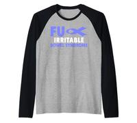 Camisa de Conciencia del SII - Conciencia sobre el síndrome del intestino Irritable de Fu Camiseta Manga Raglan