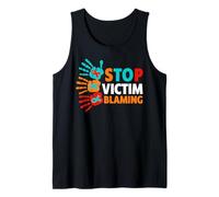 Camisa de concienciación sobre agresión Sexual - Deja de culpar a la víctima Camiseta sin Mangas