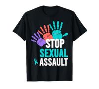 Camisa de concienciación sobre agresión Sexual - Detener la agresión Sexual Camiseta