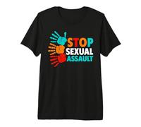 Camisa de concienciación sobre agresión Sexual - Detener la agresión Sexual Camiseta Premium