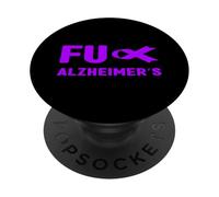 Camisa de concienciación sobre el Alzheimer FU - Demencia FU PopSockets PopGrip Adhesivo