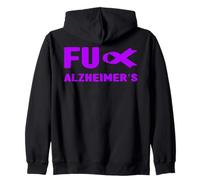 Camisa de concienciación sobre el Alzheimer FU - Demencia FU Sudadera con Capucha