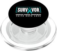 Camisa de concienciación sobre el cáncer de Ovario - Sobreviviente de cáncer de Ovario PopSockets PopGrip para MagSafe