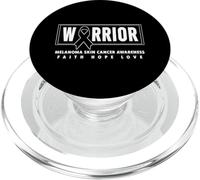 Camisa de concienciación sobre el Melanoma - Guerrero de concienciación sobre el cáncer de Piel PopSockets PopGrip para MagSafe