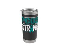 Camisa de concienciación sobre el SOP - Sobreviviente del síndrome de ovario poliquístico Vaso térmico de acero inoxidable de doble pared