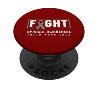 Camisa de concienciación sobre la afasia - Combate la Conciencia de la afasia PopSockets PopGrip Adhesivo