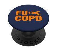 Camisa de concienciación sobre la EPOC Fu - Concientización sobre la EPOC FU PopSockets PopGrip Adhesivo