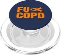 Camisa de concienciación sobre la EPOC Fu - Concientización sobre la EPOC FU PopSockets PopGrip para MagSafe