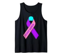 Camisa de concienciación tiroidea - Tiroides Ribnon Conciencia tiroidea Camiseta sin Mangas