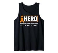 Camisa de concientización sobre el cáncer de riñón - Orange Hero Cáncer de riñón Camiseta sin Mangas