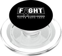 Camisa de concientización sobre el Melanoma - Combate la concienciación sobre el cáncer de Piel PopSockets PopGrip para MagSafe
