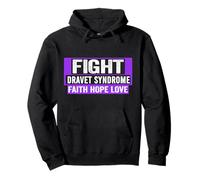 Camisa de concientización sobre el síndrome de Dravet - Combate el síndrome de Dravet Sudadera con Capucha