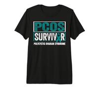 Camisa de concientización sobre el síndrome de Ovario poliquístico sobreviviente Camiseta Premium