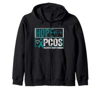 Camisa de concientización sobre el SOP Hope PCOS Síndrome de Ovario poliquístico Sudadera con Capucha