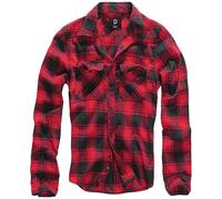 Brandit Camisa de cuadros manga larga rojo/negro Talla 6XL