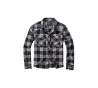 Brandit Check Shirt Long Sleeve, color: blk+charco, size: M