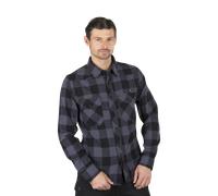 Brandit Check Shirt Long Sleeve, color: black/grey, size: L