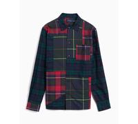 Multi Camisa oxford de patchwork Classic Fit L