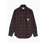 Camisa de cuadros Relaxed Carhartt WIP Edmands para hombre Burdeos L