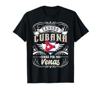 Camisa de Cuba Sangre Cubana Corre Por Mis Venas Camiseta
