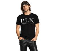 Camisa De Cuello Redondo Philipp Plein Mens Platinium Cut P.L.N. T-Shirt Top 4XL