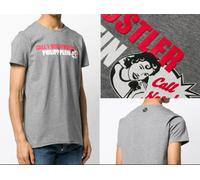 Camisa De Cuello Redondo T-Shirt Top Philipp Plein Platinium Cut CALL HUSTLER XL