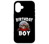 Camisa de cumpleaños para niño Monster Truck Are My Jam Car Lover Gifts Carcasa para iPhone 16