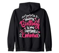 Camisa de cumpleaños Personalizada de Emma para Emma Sudadera con Capucha