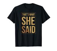 Camisa de dama de honor That What She Said Wedding Bachelorette Camiseta