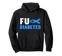 Camisa de Diabetes FU - Camisa de Diabetes FU Concientización sobre la Diabetes Sudadera con Capucha