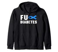 Camisa de Diabetes FU - Camisa de Diabetes FU Concientización sobre la Diabetes Sudadera con Capucha