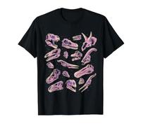 Camisa de Dinosaurio Esqueleto fósil Dinosaurio Calavera Huesos paleontología Camiseta gráfica económica