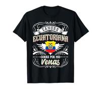 Camisa de Ecuador Sangre Ecuatoriana Corre Por Mis Venas Camiseta