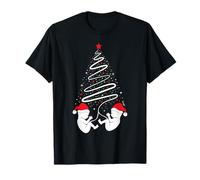 Camisa de Embarazo de Navidad con diseño de árbol de Navidad Camiseta