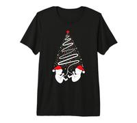 Camisa de Embarazo de Navidad con diseño de árbol de Navidad Camiseta Premium