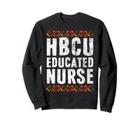 Camisa de Enfermera educada en HBCU para exalumnos universitarios Negros históricos Sudadera